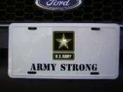 US Army Strong License Plate
