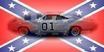 Confederate Charger License Plate