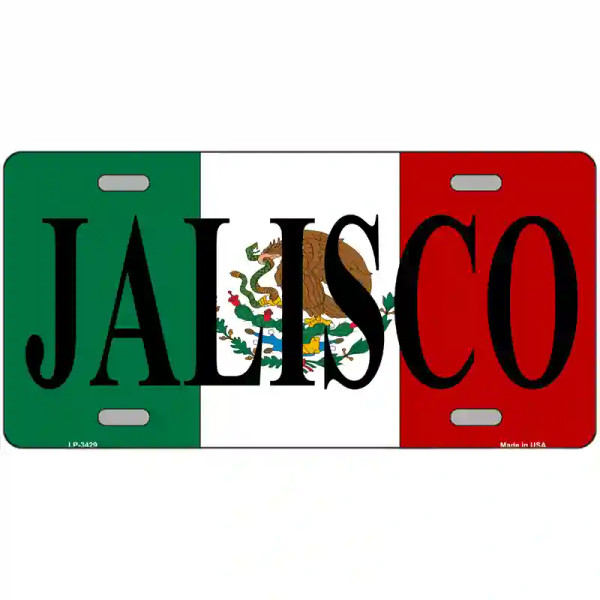 Jalisco, Mexico License Plate