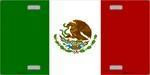 Mexico Flag License Plate