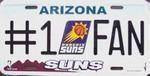 Suns #1 Fan License Plate
