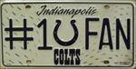 Indianapolis Colts #1 Fan License Plate