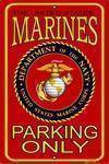 US Marines Parking Only Sign