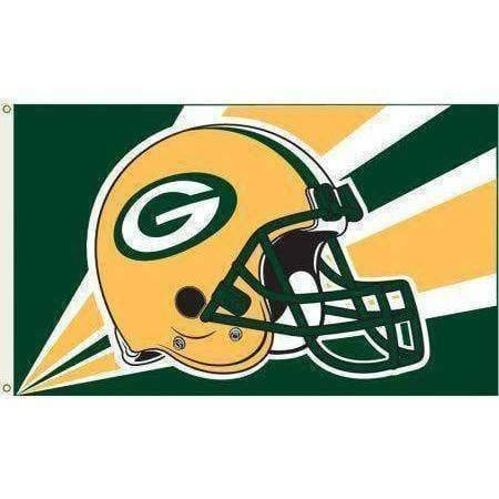 Green Bay Packers Helmet Flag 3 x 5 ft