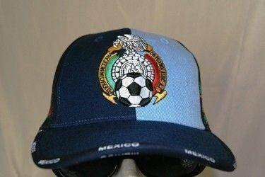 Dark Blue Mexico Soccer Cap