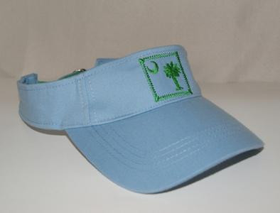 Blue and Green Patch South Carolina Visor