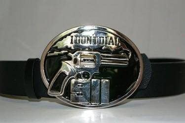 I Don't Dial 911 Belt Buckle