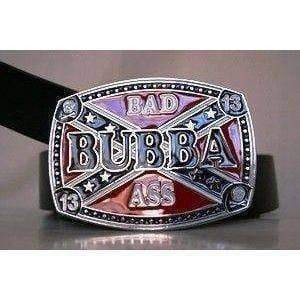Rebel Bad Ass Bubba Belt Buckle