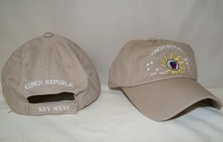Conch Republic - Key West -  Khaki Hat Cap
