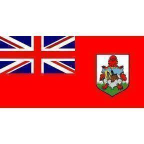 Bermuda Flag 12 x18 inch on stick