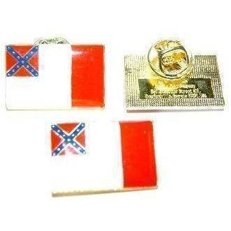 3rd National Confederate Flag Pin
