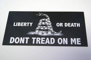 Culpeper Black Bumper Sticker
