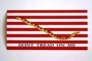 First Naval Jack Bumper Sticker