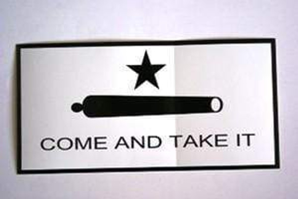 Gonzales Cannon Come And Take It Bumper Sticker