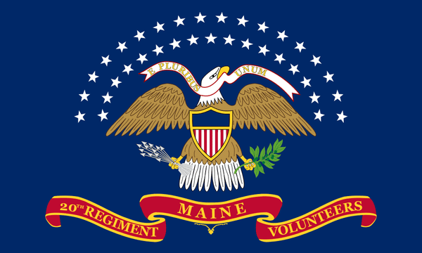 20th Maine Flag Volunteer Infantry Regiment 3x5 ft Cotton