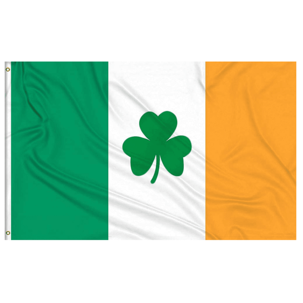 Ireland Shamrock 2 ply Nylon Sewn Flag 3x5 ft. 600D
