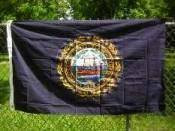 New Hampshire Cotton Flag 3 x 5 ft.