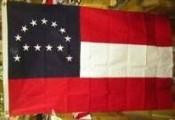 Robert E Lee Flag - Cotton - 1st National - 3 x 5 ft.