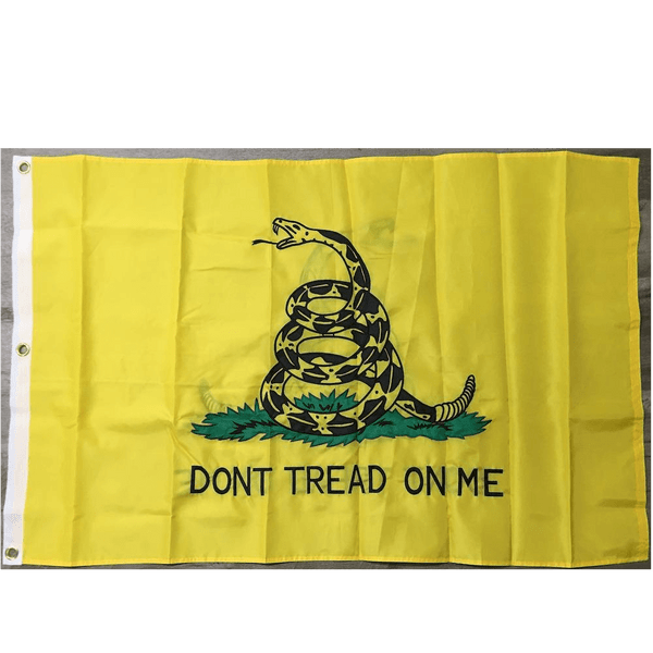 Gadsden Flag, Don't Tread On Me Nylon Embroidered Flag 3x5 ft.