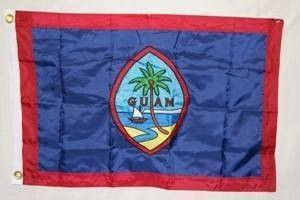 U.S. Territory Guam Flag Nylon Embroidered 2 x 3 ft.