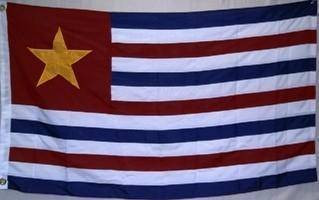 Louisiana Republic 2 Ply Nylon Embroidered Flag 3 x 5 ft.