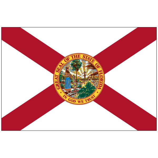 State of Florida Flag 4x6 ft Economical