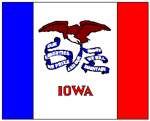 State of Iowa Flag 2 X 3 ft. Junior