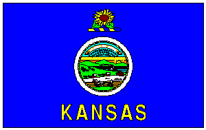 State of Kansas Flag 4 X 6 ft. Large