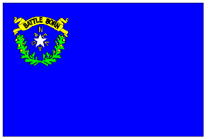 State of Nevada Flag 4 X 6 Inch pack of 10