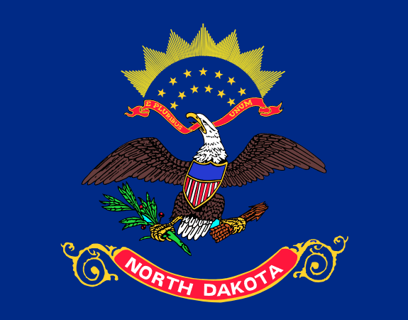 State of North Dakota Flag 4 X 6 ft. Large