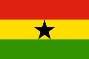 Ghana Flag 4 X 6 Inch pack of 10