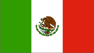 Mexico Flag 4 X 6 Inch pack of 10