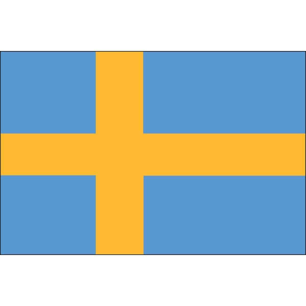 Sweden Flag 4 X 6 Inch pack of 10