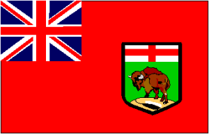 Manitoba Flag (Canada) 4 X 6 Inch pack of 10