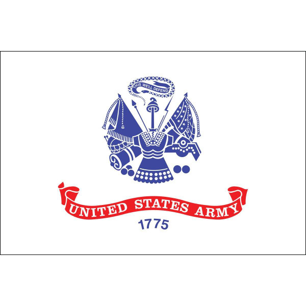 US Army Emblem Knitted Nylon 3x5 Flag