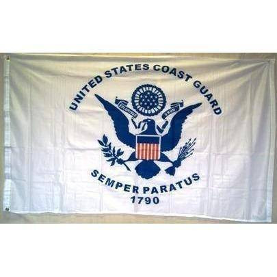 Coast Guard Double Knitted Nylon 5 x 8 Flag