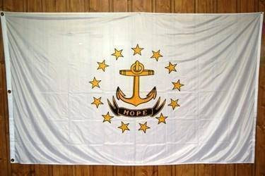 Rhode Island Knitted Nylon 5 x 8 Flag