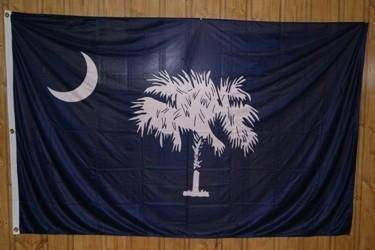 South Carolina Knitted Nylon 5 x 8 Flag