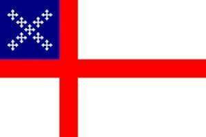 Episcopal 4 x 6 ft. Nylon Dyed Flag (USA Made)