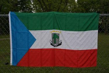 Equatorial Guniea 2 x 3 Flag