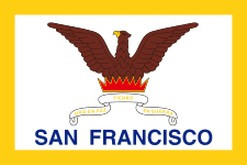 San Francisco City Flag 3x5 ft Economical