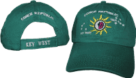 Conch Republic Forest Green Washed Cap