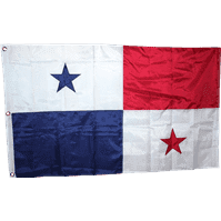 Panama Flag Nylon Embroidered 3 x 5 ft.