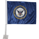 U.S. Navy Emblem Car Flag