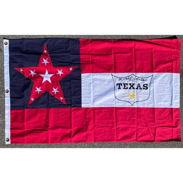 6th Texas Cavalry Cotton Flag 3 x 5 ft.