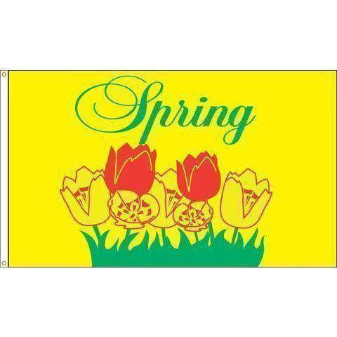 Spring 3 x 5 Nylon Dyed Flag (USA Made)