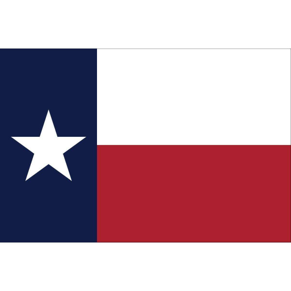 Texas 3 x 5 Poly-Max Flag with Additional Reinforced Stitching (USA Made)