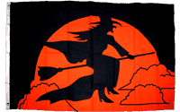 Halloween Witch Flag 3x5 ft. Economical