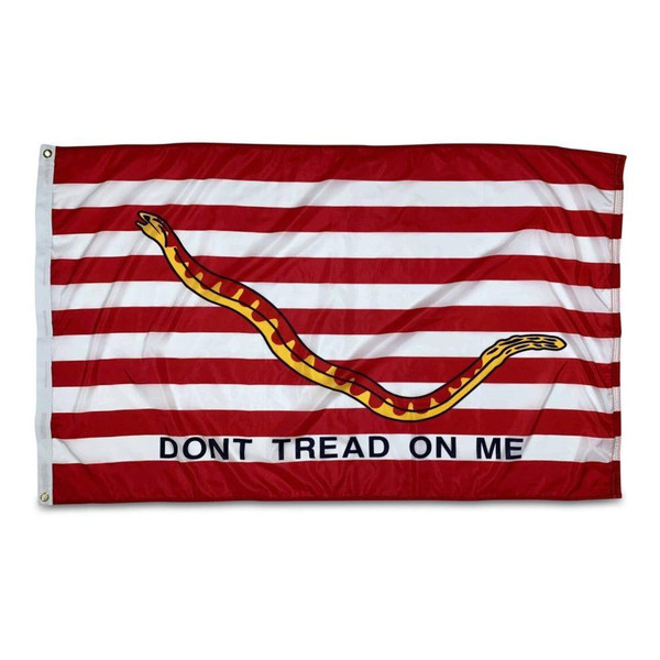 1st Navy Jack Flag 3 x 5 Dyed Nylon & Additional Reinforced Stitching (USA Made)