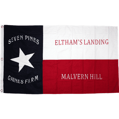 Texas 1st Infantry Regiment Double Nylon Embroidered Flag 3 x 5 ft.